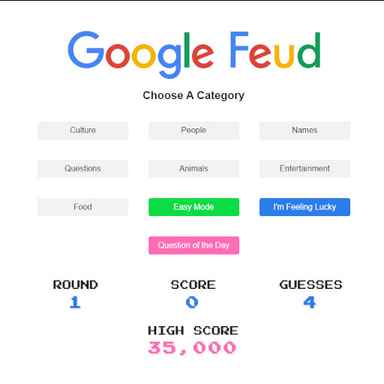 Google Feud - Play on OnlineGames.io