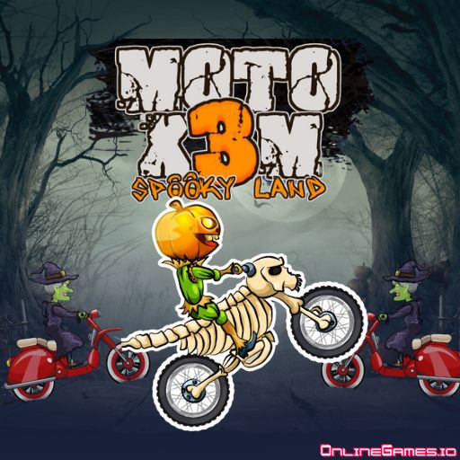 Moto X3M Spooky Land Online Game