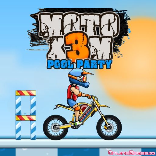 Moto X3M Pool Party Online Game