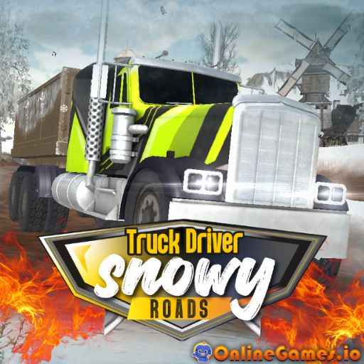 Truck Driver Snowy Roads